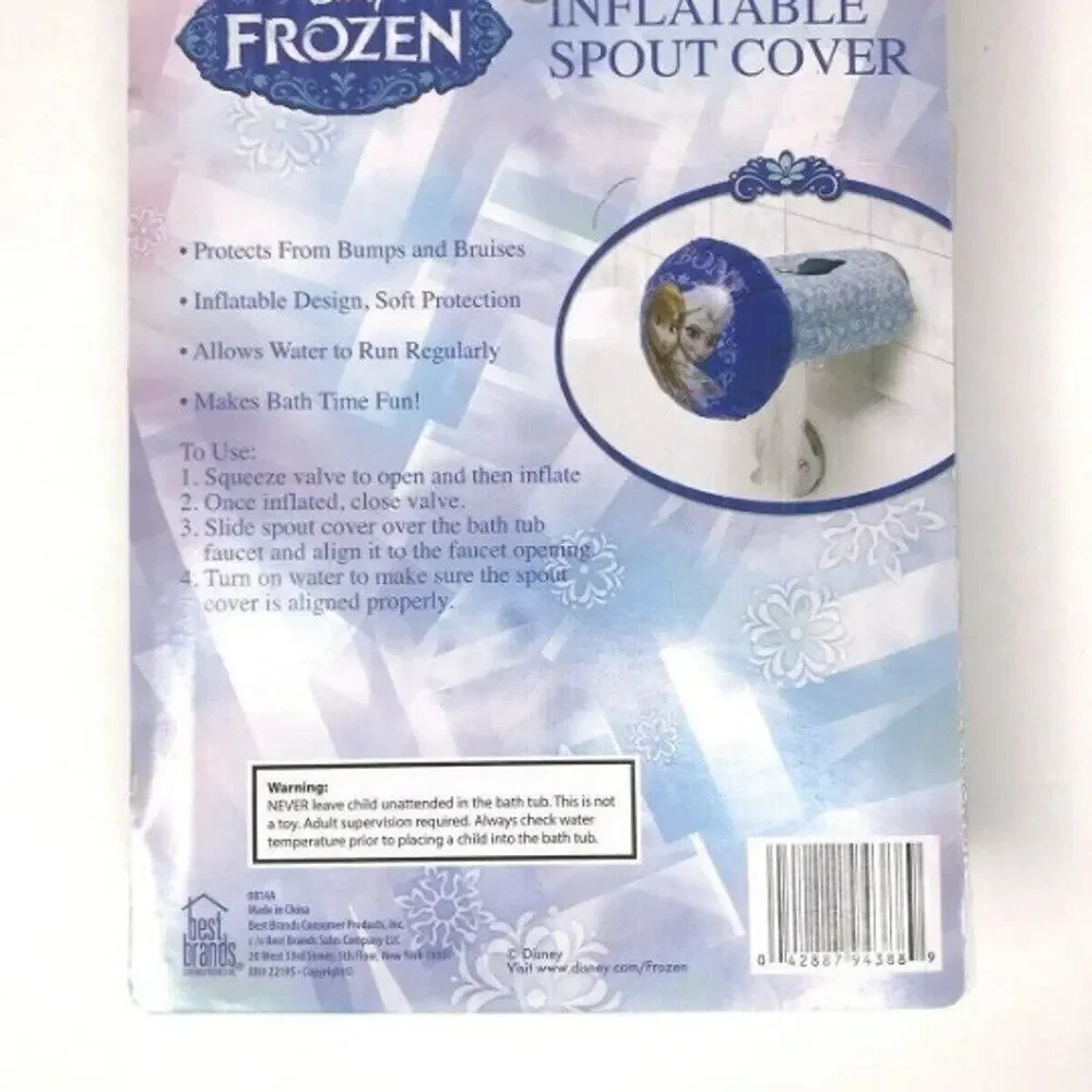 Frozen Inflatable Bath Spout Cover Anna & Elsa by Disney NEW SEALED